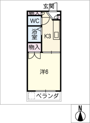 カレッジハウス日野　Ｂ棟 2階