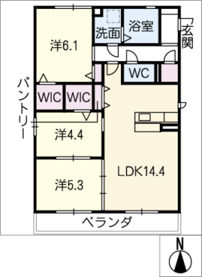 サンライズ　Ｆ 2階