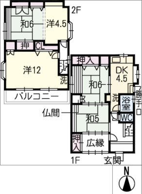 長森本町２丁目貸家 