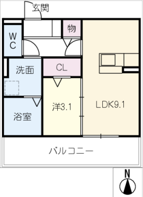 仮）D-ROOM岐南町下印食　Ａ棟 3階