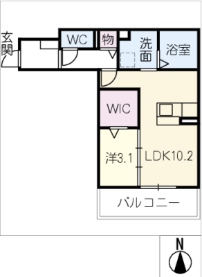 仮）D-ROOM岐南町下印食　Ｂ棟