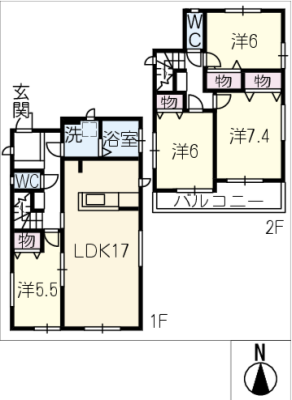 羽島郡笠松町戸建