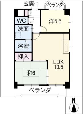 リヴァーサイド植田 4階