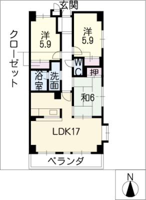藤マンションⅡ 1階