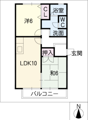 オクトスＵＥＤＡ　Ｃ棟 2階