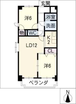 ファミール六番 2階