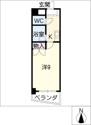 セントラルハイツ金山 2階