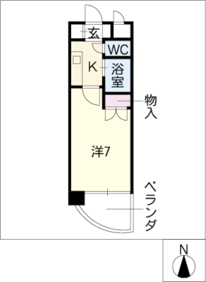 エステート記念橋 4階