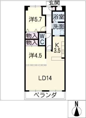 パークサイドＭ・Ｉ 6階