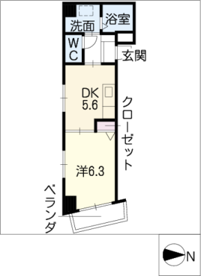 パルコート伊勢山 2階