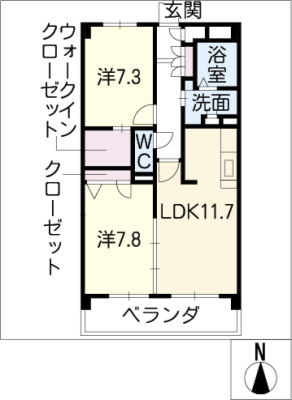 グレース花塚 3階