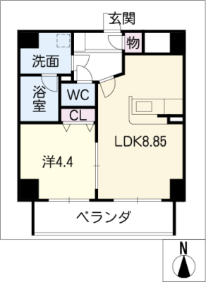 サンパレス東別院 4階