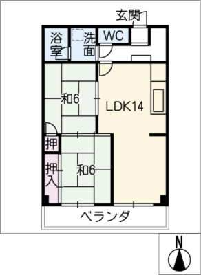 丸美タウンマンション松原８０７ 8階