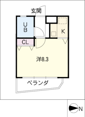 ナビシティ大須Ⅱ１２０４号室 12階