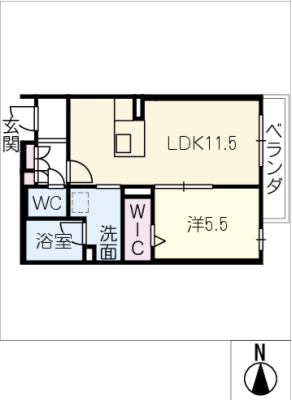 仮）中川区運河通１丁目ｼｬｰﾒｿﾞﾝ 2階