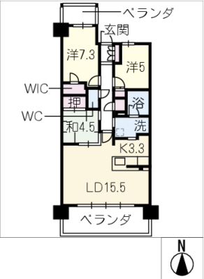 ﾌﾟﾗｳﾄﾞ金山ｾﾝﾀｰﾏｰｸｽ1104号室