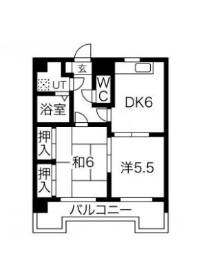 サンデンハイツ金山 2階