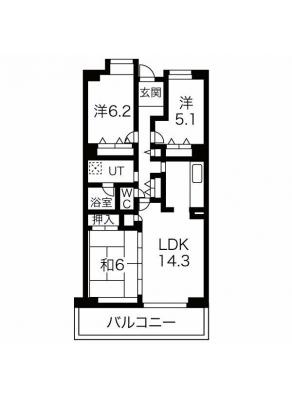 白鳥パークハイツ公園通り6号棟