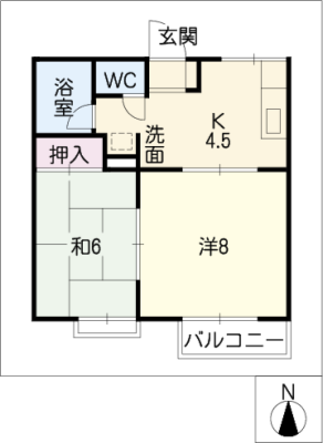 サンフォレストあしのや 2階