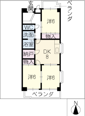 サンメゾンノモト 2階