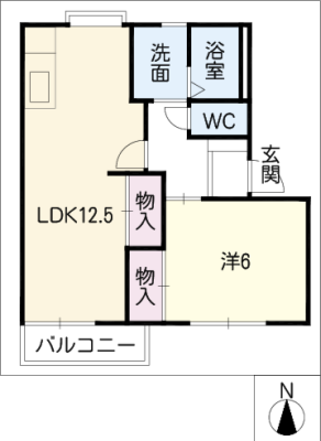 レークサイドテラスＢ棟 2階