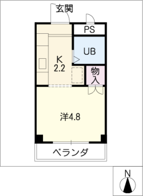 クレール東山 2階