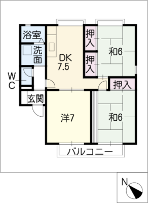 サンビレッジＣ棟 1階