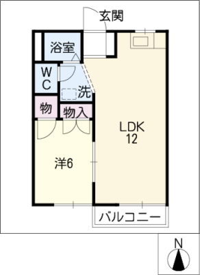 ＫＵＲ　ＨＡＵＳ　Ｎ　Ａ棟 2階