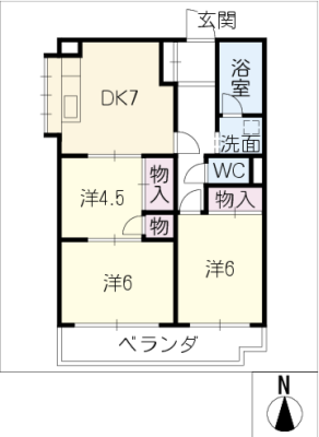 上地アビタシオン 4階