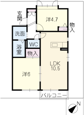 ディアス梓 1階