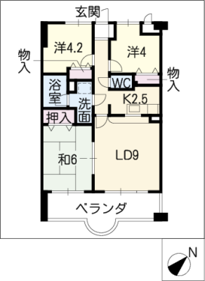 茶臼山ハイツ 12階