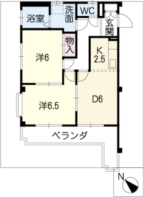 サントピア２１　Ｂ棟 1階