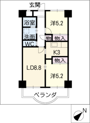 天神山マンションⅡ号館 7階