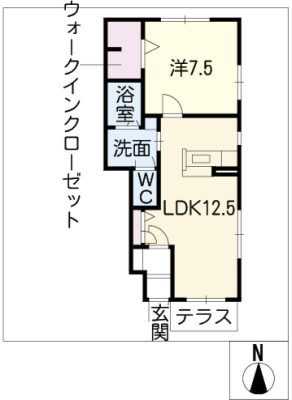 シャーメゾン知　Ａ棟 1階