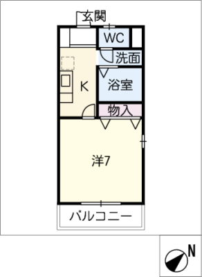 宮前ワンルーム 1階