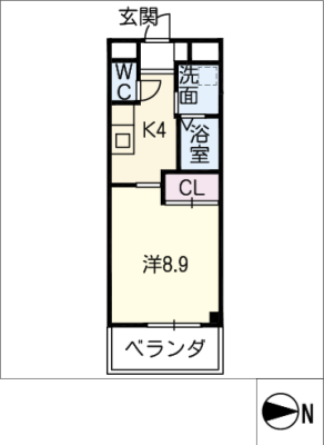 ミキスクエア橋目Ⅱ 3階