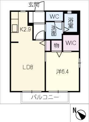 ベルメゾン大友　Ｃ 2階