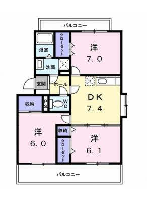 シンエイ橋目ヶ丘 4階