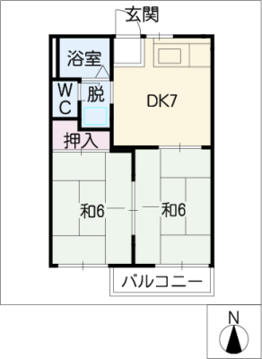 フォーブル野田Ⅱ 2階