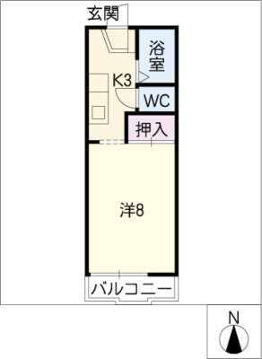 ラポール白山 1階