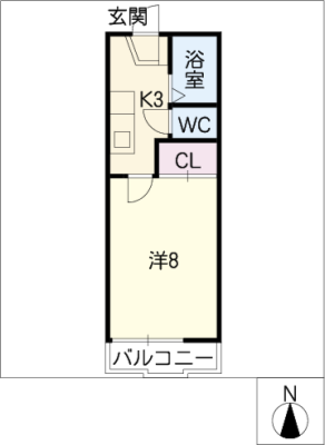 ラポール白山 2階