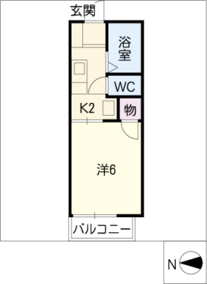 スカル弥生 2階