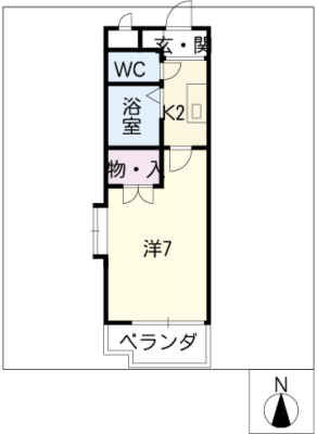 ハイライフ旭 2階