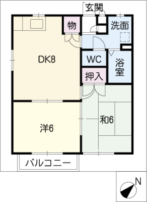 ヒルズ高森 2階