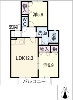 シェソワ大手 2階