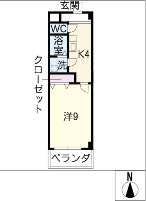 カーサベルデ 3階