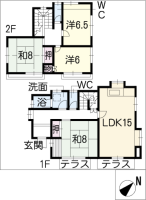 春日井石尾台貸家 