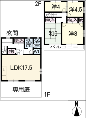 石尾台６丁目貸家