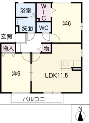 レジデンス六原　２棟 2階