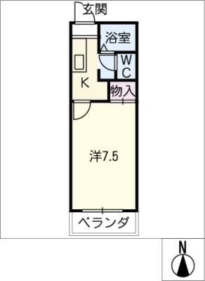 ミノタハイツ出川　Ⅱ 3階